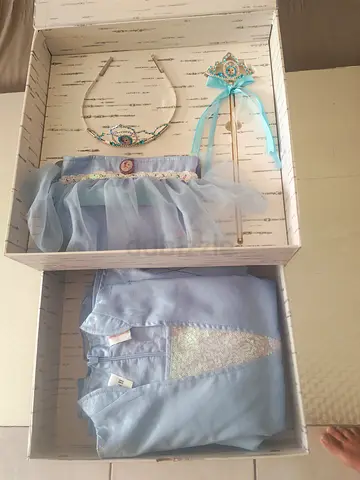 Kids Elsa Dress with accessories