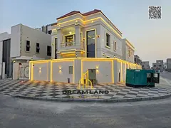 Corner villa for sale, miniature palace, including registration and ownership fees, two floors and a