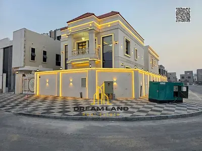 للبيع فيلا زاوية قصر مصغر شامل رسوم التسجيل والتملك طابقين وروف
