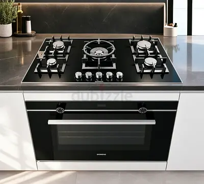 Siemens iQ500 Built-In Electric Oven & 90 cm built-in Gas Hob Set premium German made