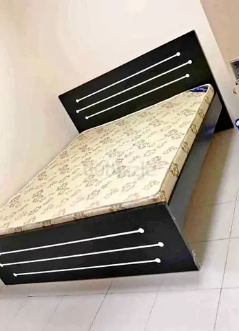 New Double Bed Wood With Mattress