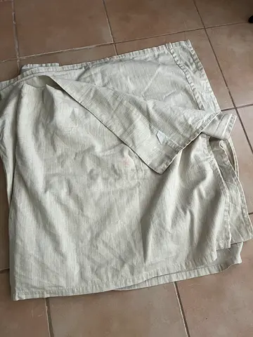 Beige curtains