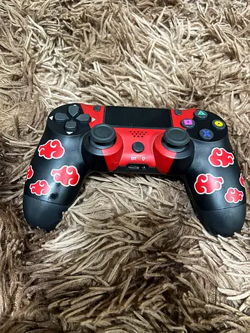 DualShock 4 PS4 Controller - Custom Akatsuki Decal, Good Working Condition