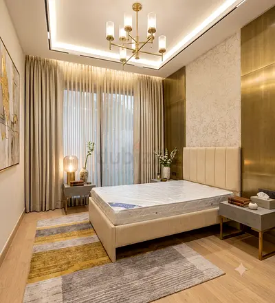 Double Bed With Mattress Size 120*190 Cm