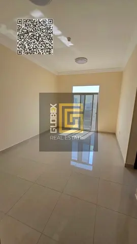 One-bedroom apartment with a living room in Ajman, Al Jurf 3; features two bathrooms, a prime locat