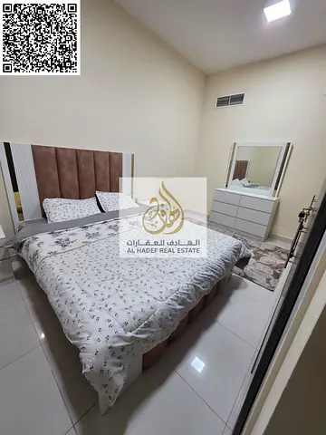 غرفة وصاله مفروشه للإيجار الشهري بامارة عجمان 🔥   المنطقة المويهات 2  مساحة كبيرة 2 حمام    قريبة من اكاديمية عجمان 🏫  قريبة من المستشفى السعودي الأ