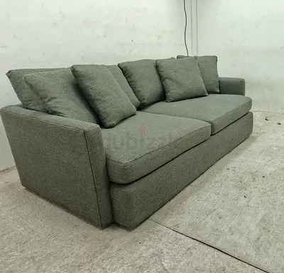 Crate and Barrel gray Sofa model 83 lounge Deep