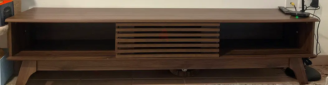 Wooden TV Cabinet / Entertainment Unit - Mid-century Modern Style