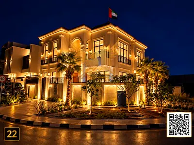 Luxury Villa for Sale in Al Yasmeen, Ajman | 5 Master Bedrooms | Pool & Waterfall | Corner Plot