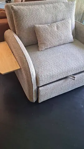 Selling single seater sofa bed with table option