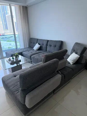 Couch and table for sale (expandable)