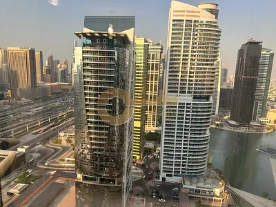 استوديو مفروش | Goldcrest Executive | إطلالة على المارينا والمدينة