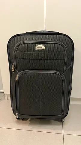 Small Travel Trolley Bag – Grey – Carry On