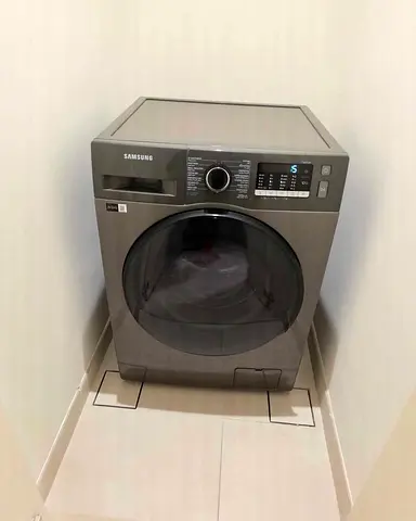 Samsung 8/6kg Front Load Washer Dryer Combo - Grey, Good Condition