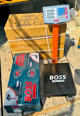 BOSS 200kg Digital Platform Scale with Display - Good Working Condition