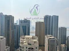 Spacious 5-bedroom penthouse in Al Majaz 3 with 6 bathrooms, built-in wardrobes, free parking and re