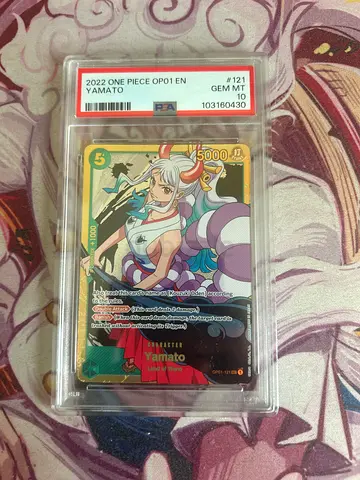Graded 2022 One Piece Card - Yamato Auto PSA GEM MT 10