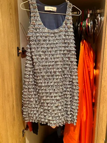 Zara textured sleeveless mini dress - size S