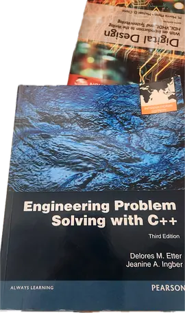 Engineering Problem Solving with C++ (Third Edition) - Pearson
