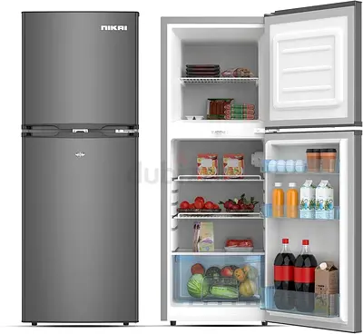 Nikai 190L Double Door Refrigerator, NRF190DN4S | Brand New | Warranty | FREE Delivery