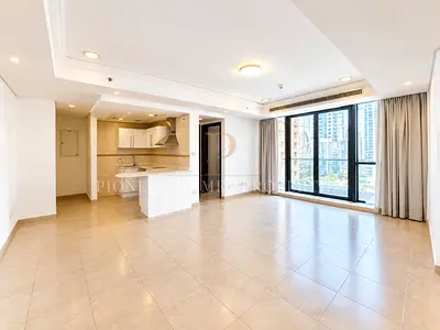 شقة JLT بغرفة نوم واحدة | جولدكريست فيوز 2 | إطلالة على المارينا والمدينة