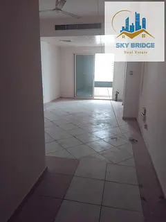 Studio with Balcony only for family in butina sharjah