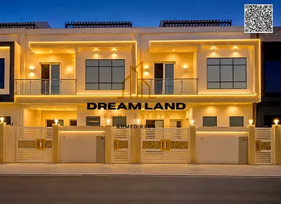 للبيع بسعر لقطه وبدفعه مقدمه 5% شامل رسوم التسجيل والتملك ارتداد خارجي 20 متر قريب جدا لشارع الشيخ محمد بن زايد