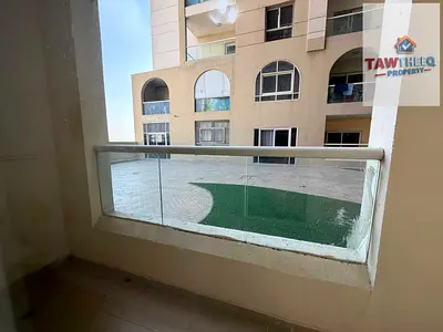 Furnished 1-bedroom apartment for monthly rent in Al Yasamin Towers, Al Jurf 2, Ajman, right across from City Centre Ajman