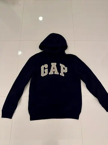 GAP Classic Navy Blue Hoodie - Size Small