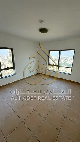 للإيجار في المجاز 2 – الشارقة | غرفتان وصالة | إطلالة مفتوحة | جيم وتكييف على المالك استمتع بالراحة والتميز في شقة واسعة مكونة من غرفتين وصالة في منطق