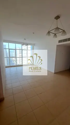 2-bedroom apartment with balcony in Al Nuaimiya, Ajman, near Kuwait Street. Swimming pool, gym, par