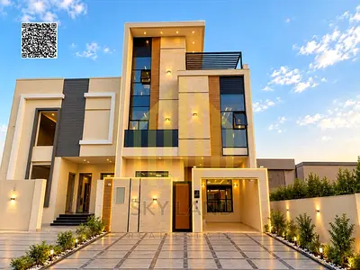 فيلا للبيع بواجهة معمارية جذابة_طابقين و روف _شامل رسوم التسجيل _قابل للتفاوض _ بدون رسوم سنويا_ تملك حر لجميع الجنسيات