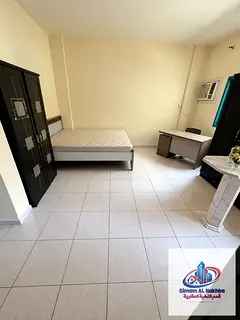 Spacious studio in Al Butina Sharjah with American kitchen and super deluxe finishing near Nesto and