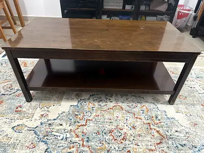 Dark Wood Coffee Table