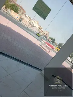 Brand-new commercial shops in Al Rawda, Ajman, in a prime location on a main road opposite a roundab