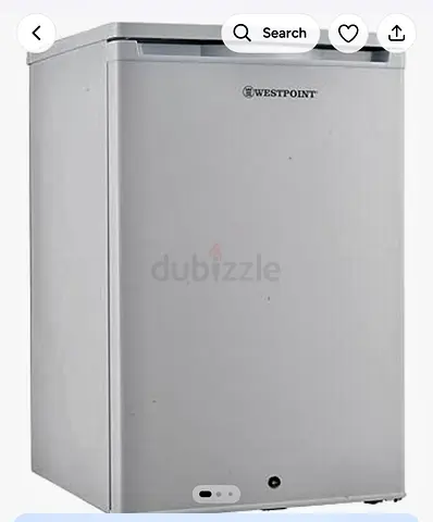 Westpoint vertical freezer, white