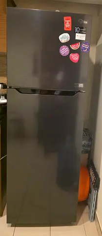 Midea 2-Door Refrigerator 340L - Excellent Condition, Gray