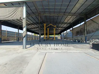 20,000 SQ. FT. OPEN YARD WITH COVERED SHED FOR RENT | 80 KW ELECTRICITY | AED 400,000 | SAJAA, SHARJAH