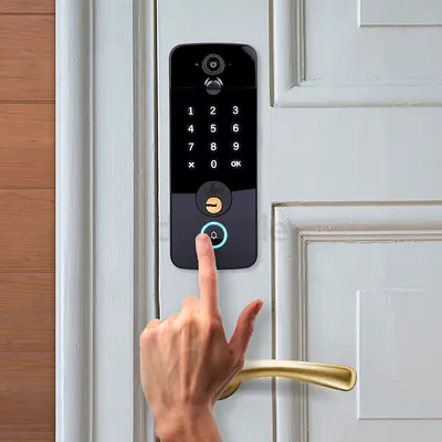 Smart Video Doorbell with Keypad and Camera — Brand new