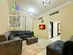 An exceptionally luxurious and high-end two-bedroom apartment with a living room, fully furnished wi