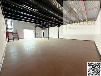 75 kVA Power Capacity Industrial Warehouse Directly on the Main Road for Rent in Al Jurf Industrial Area – Ajman