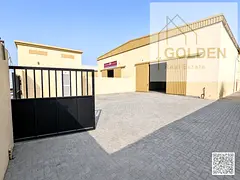 Warehouse for Rent on Main Road in Sajaa Industrial Area | 35 KVA Power