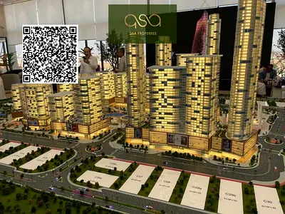Luxurious two bedroom for sale in a new project (Tiger Downtown Ajman), freehold, swimming pool, gym, parking.