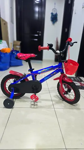 Kids 12-inch Bicycle with Training Wheels - Spartans