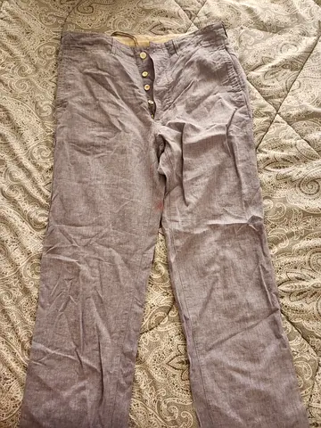 Authentic 45R/45rpm Japan 100% Linen Trousers size 36