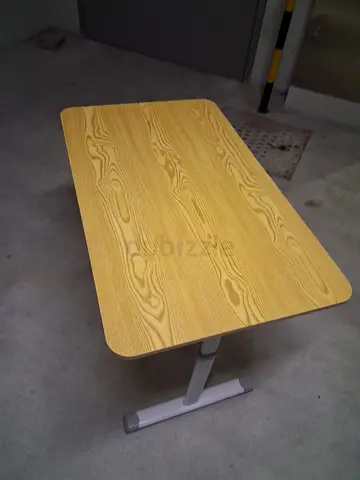 Adjustable height wooden study/office table - good condition