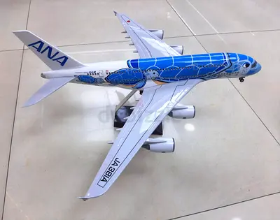 ANA Airbus A380 "Sea Turtle" livery diecast model - collectible