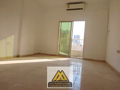 2-bedroom apartment in Al Nuaimiya 1, near Thumbay Hospital, balcony, split AC. AED 30,001 yearly.