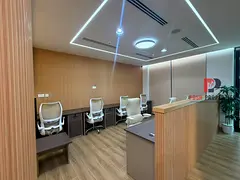 Furnished Office | Binghatti Azure | Partitioned Workspace