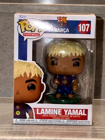 Funko Pop! Football #107 Lamine Yamal (Sealed) - FC Barcelona Figure